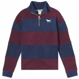 PINK Victoria’s Secret Polar Fleece Half-Zip